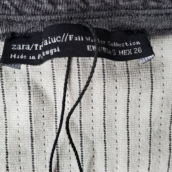 Zara Grey Quilted Dress - Picture 2 of 7